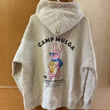레이지블루 후드티 그레이
