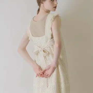 idem 크로셰 슬리브리스 crochet fringe onepiece