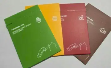변우석 변우석 교촌치킨 트레이딩 카드 4점