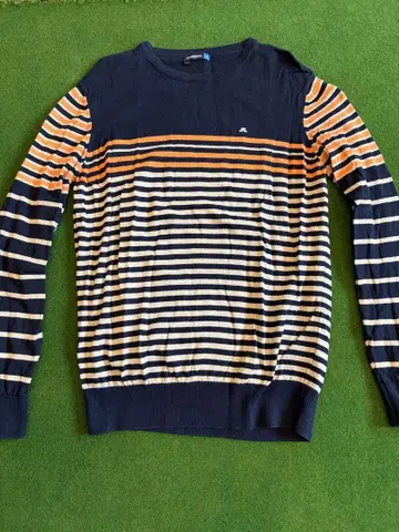 최종 가격 인하! J.LINDEBERG 스트라이프 스웨터 L 사이즈