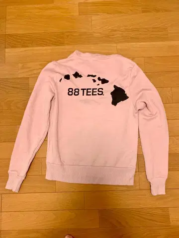 88TEES 풀 집업 후드티 핑크