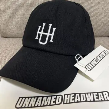 택 포함 새상품 UNNAMED HEADWEAR deep logo 블랙