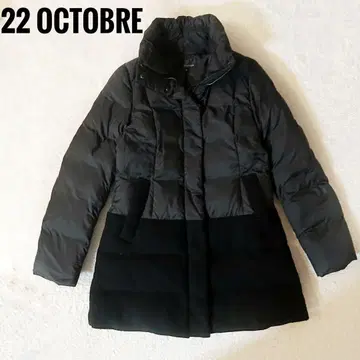 22옥토버 22OCTOBRE 절개 이소재 다운 코트