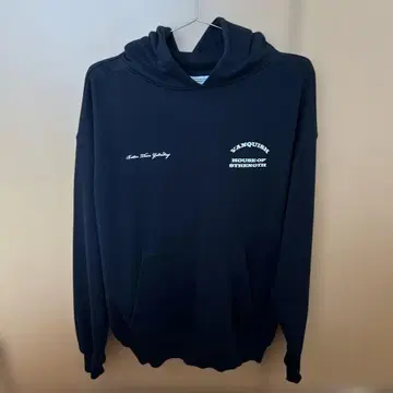 Vanquish 블랙 후드티