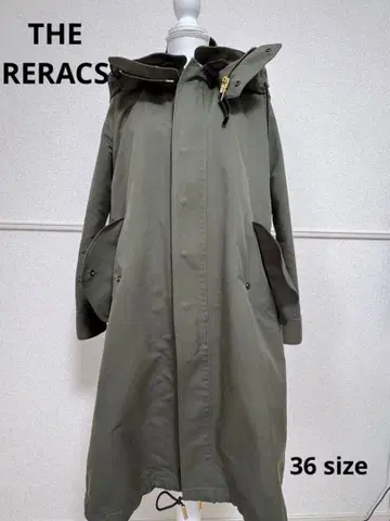 THE RERACS 올리브 그린 모즈 코트 36