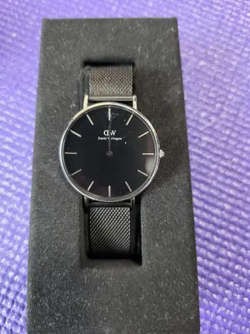 Daniel Wellington DW 블랙 메쉬 손목시계