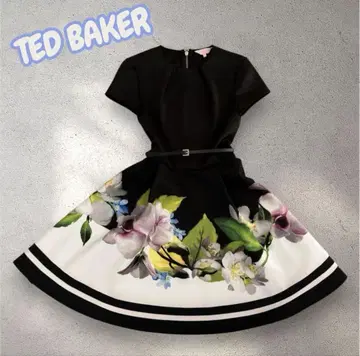 TED BAKER 테드베이커 원피스 꽃무늬 블랙 XS