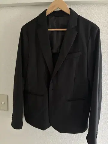 블랙 테일러드 자켓