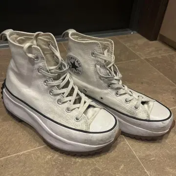 컨버스 란스타하이크 화이트 23cm 하이컷