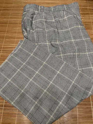 정장 셀렉트 체크 무늬 슬랙스