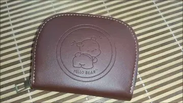 Hello Bear 코인 케이스 브라운