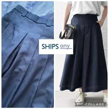 새상품급 쉽스 에니이 ships any 턱 플레어 팬츠