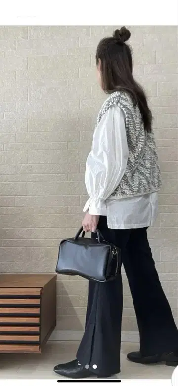 6(ROKU) 유나이티드 애로우즈 니트 슬리브리스