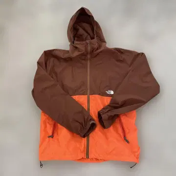 THE NORTH FACE 마운틴 후드티 브라운 오렌지 NP71830