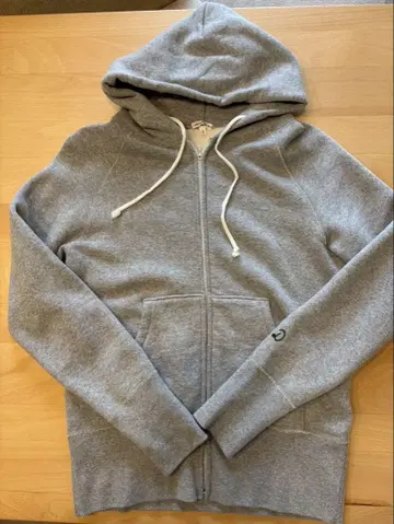 새상품급 DRESSTHEIOR 속기모 그레이 후드 부착 후드티