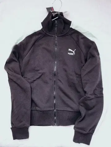 PUMA 블랙 x 민트 그린 집업 겉옷
