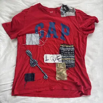 GAP 리메이크 패치워크 T셔츠