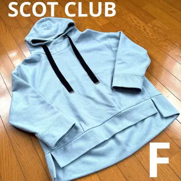 SCOTCLUB 톤 다운 스카이블루 후드티 F