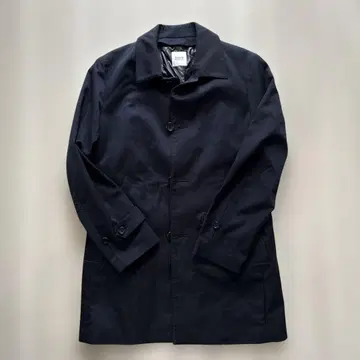 TAKEO KIKUCHI 네이비 스텐카라 코트