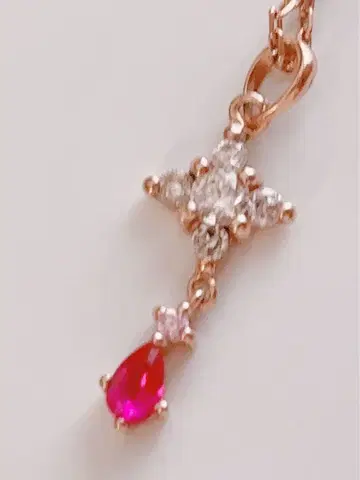 5금 골드 플라워 모티브 목걸이