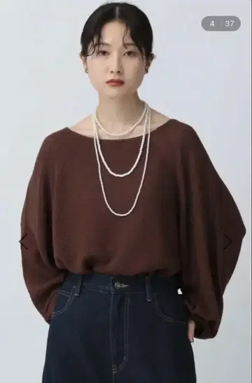 렙심 7게이지 카노코 래글런 긴팔 풀오버