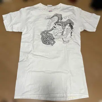 Harley-Davidson 프레임 디자인 T셔츠 S