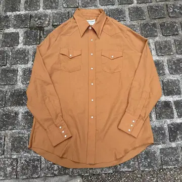한정판 70s CATTLEMAN 캐틀맨 홍콩제 웨스턴 셔츠