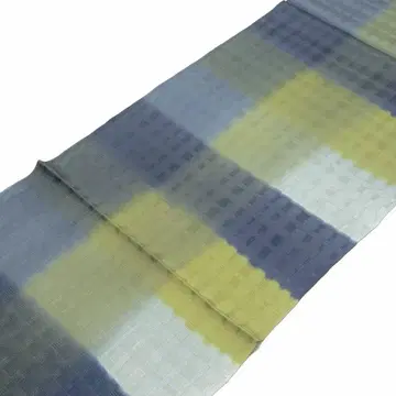 오비 장식 천 와코모노 사쿠라 변형 격자 삼색 블렌딩 6728