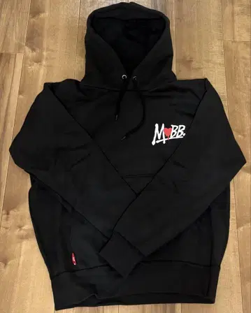 MOBB 후드 부착 후드티 블랙!인기 모델!선착순!상태