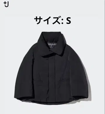 UNIQLO +J 하이브리드 다운 자켓 블랙 S