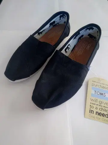 TOMS Wmn Classics 블랙 캔버스 7