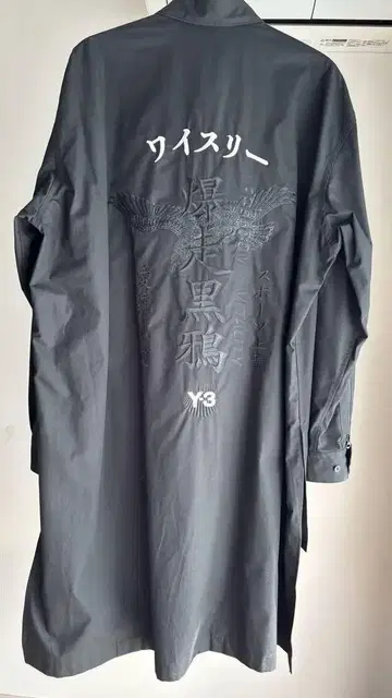 Y-3 블랙 긴팔 셔츠