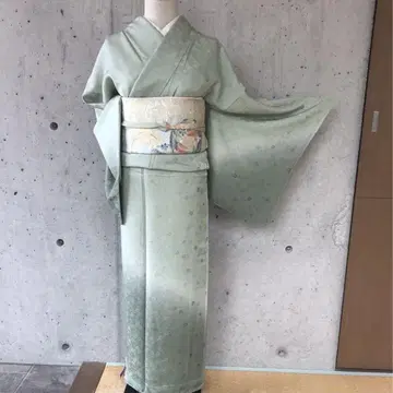 순수 실크 고급 호몬기 이중 기모노 지몬 화장 69