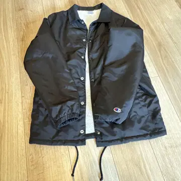 Champion 블랙 나일론 자켓 M