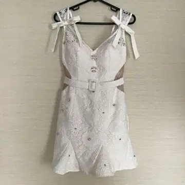 ROBE de FLEURS 파티 드레스 미니 원피스 S 사이즈