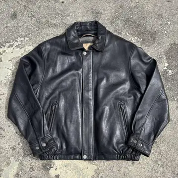 Weatherproof leather jacket black M