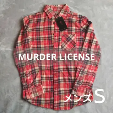 [ 새상품 ] MURDER LICENSE 마더라이선스 남성용 체크 셔츠