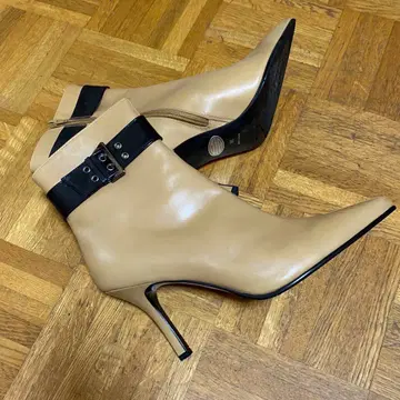 25.5cm 핑키&다이앤 숏부츠 핑힐 베이지