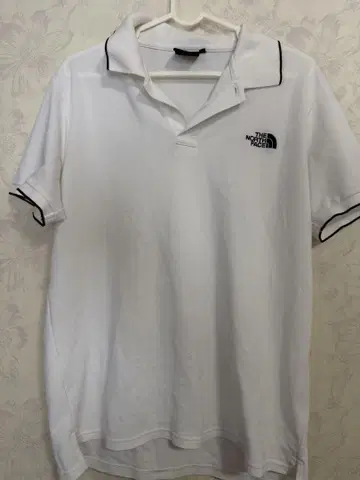 THE NORTH FACE 화이트 피케 셔츠 L 사이즈