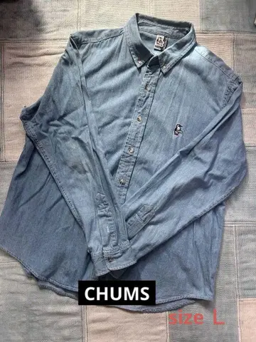 CHUMS 데님 셔츠 L 사이즈