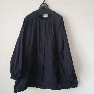 개더 노카라 자켓