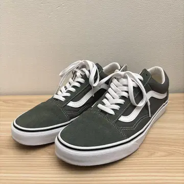 새상품급 Vans 올리브 스웨이드 스니커즈