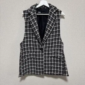 ZARA 트위드 베스트 사이즈 S 자라