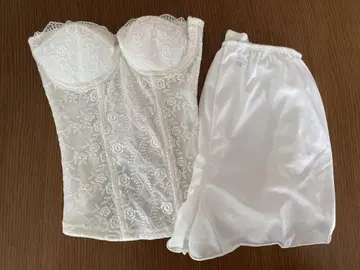 브라이덜 이너 D65 상하의 세트 화이트