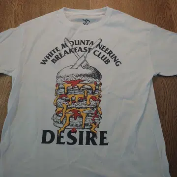 White Mountaineering BREAKFAST T셔츠 화이트/0