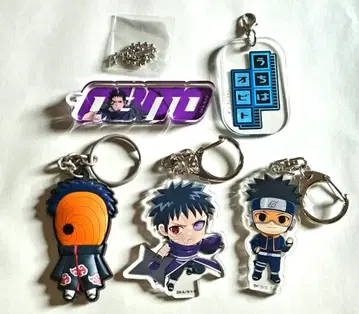 우치하 오비토 키링 5개 세트 NARUTO 오비토