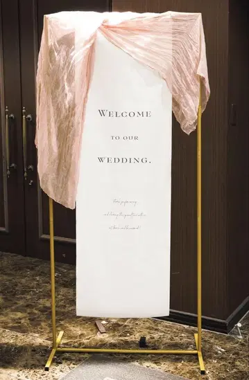 웨딩 웰컴 태피스트리