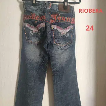 Riobera Jeans 리오베라 플레어 데님 자수 24