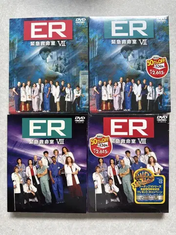 ER 긴급구명실 시즌 7 8 DVD BOX 4권 세트 일부 미개봉