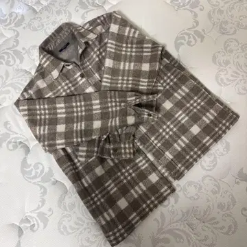 BEAMS HEART 체크 무늬 자켓 M 사이즈